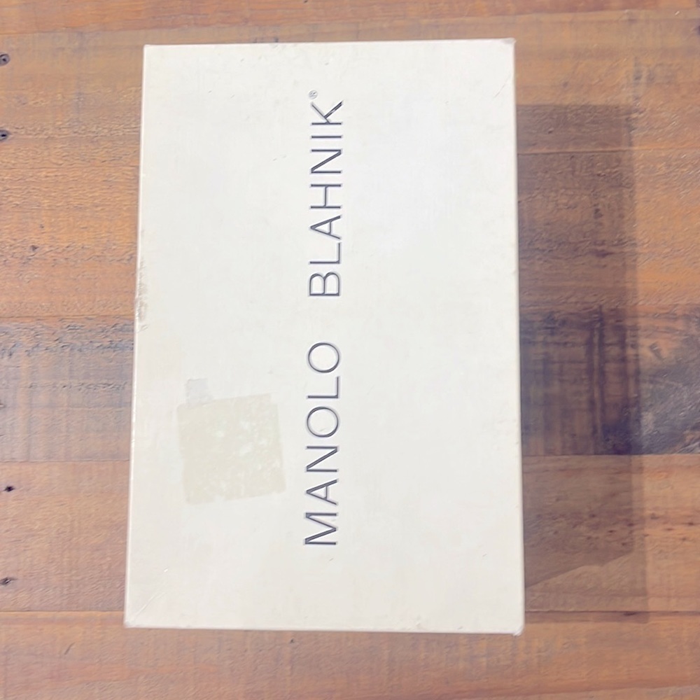 Authentic Manolo Blahnik shoe box